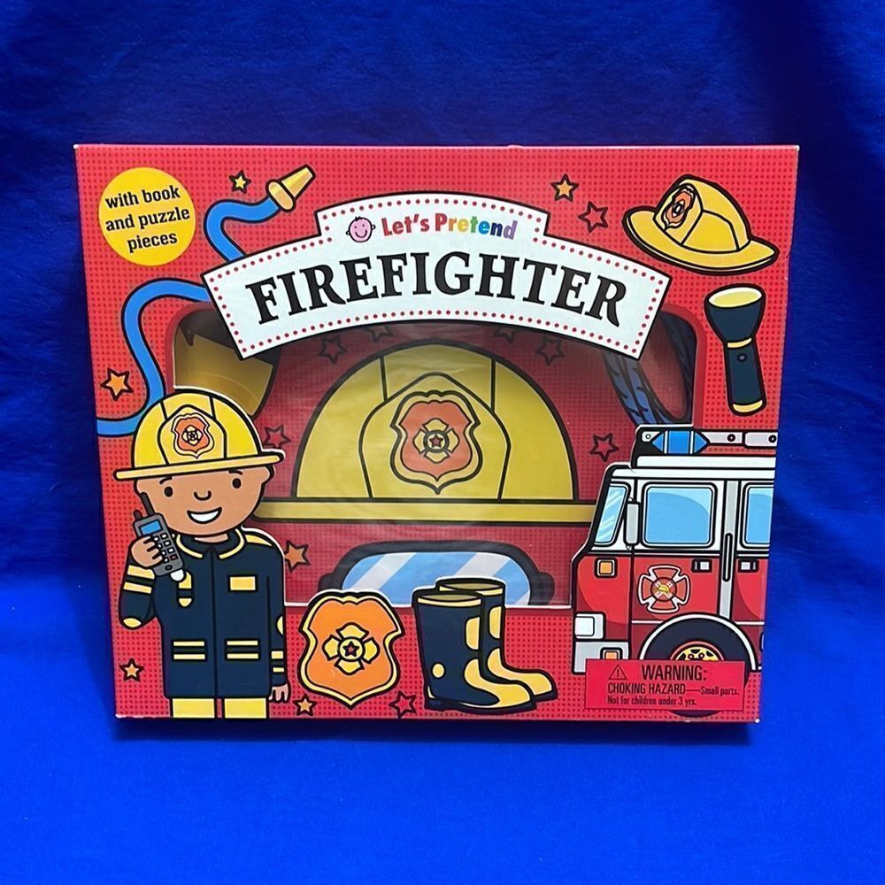 Let’s Pretend FIREFIGHTER BOOK